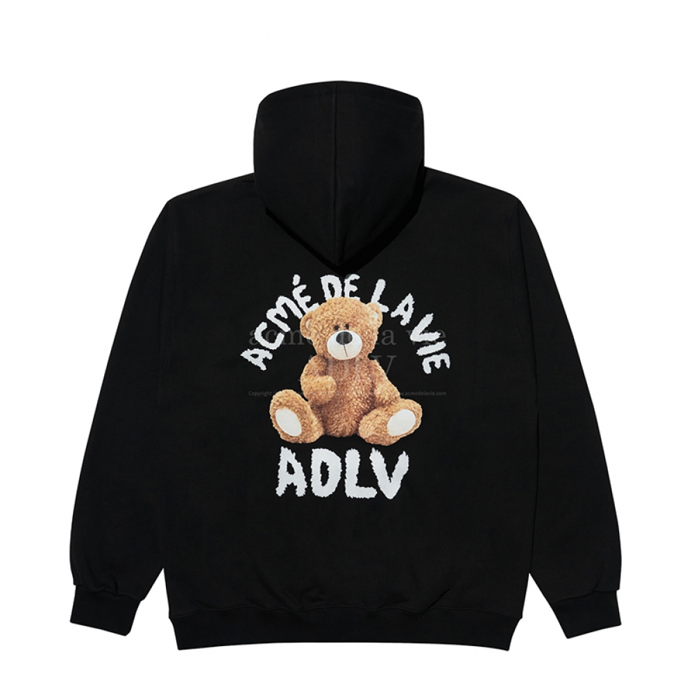 Buy ADLV Teddy Bear (Bear Doll) Hoodie Black Online in Australia