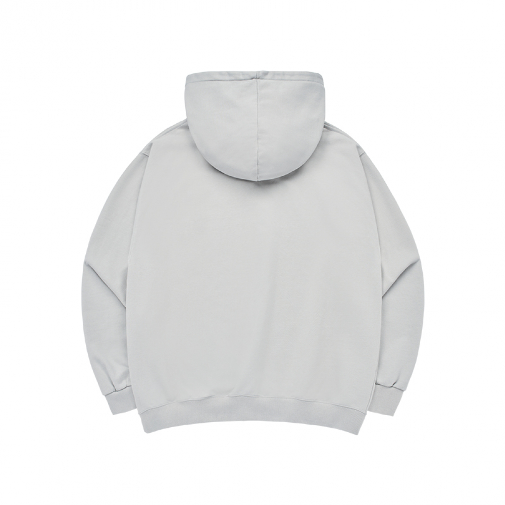 ★acme de la vie★ PREPPY LOGO CRACK PRINTING HOODIE GREY AD PREPPY LOGO CRACK PRINTING HOODIE - 아크메드라비