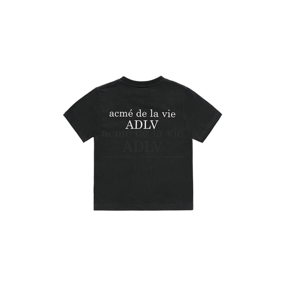 Tシャツ・カットソー ACME DE LA VIE ADLV BABY FACE SHORT SLEEVE DONUTS 1 4BUK093 アクメドラビ(acme' de la vie) ADLV BABY FACE SHORT SLEEVE T