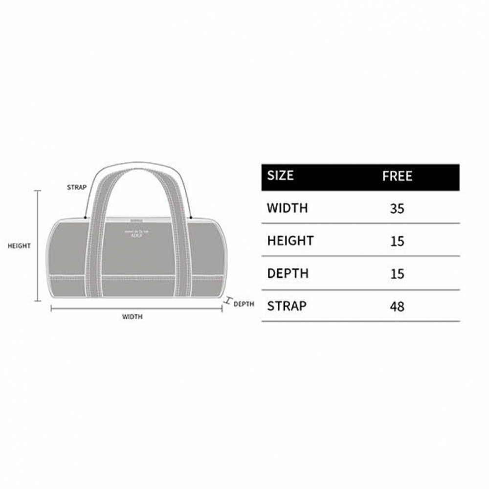 バッグ・カバンその他 acme de la vie BASIC LOGO RIPSTOP TWOWAY DUFFEL BAG BLACK AD acme de la vie