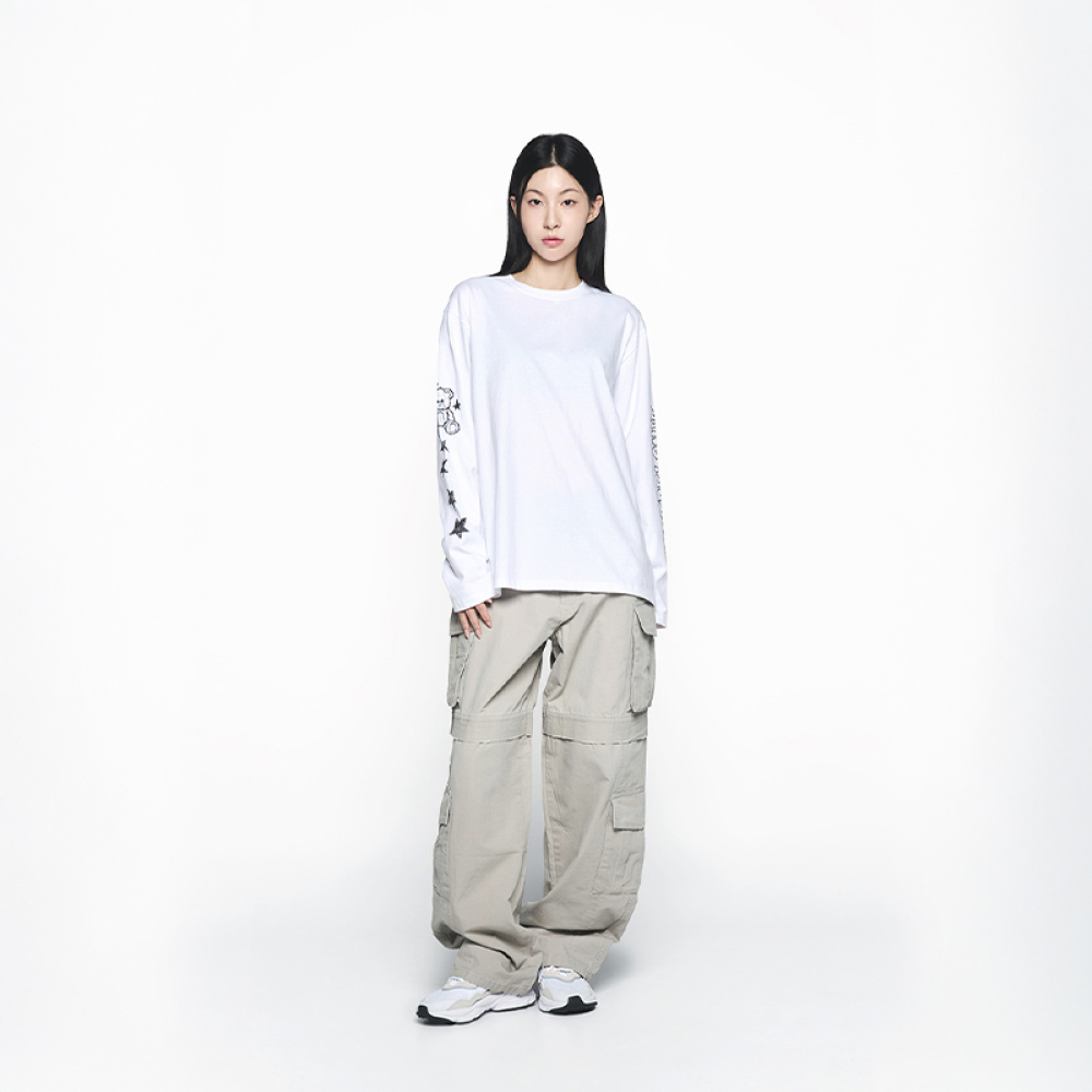 【ADLV】 DROP STAR BEAR LONG SLEEVE T-SHIRT / 追跡付 DROP STAR BEAR LONG SLEEVE T-SHIRT WHITE AU$119.00 | acmé de