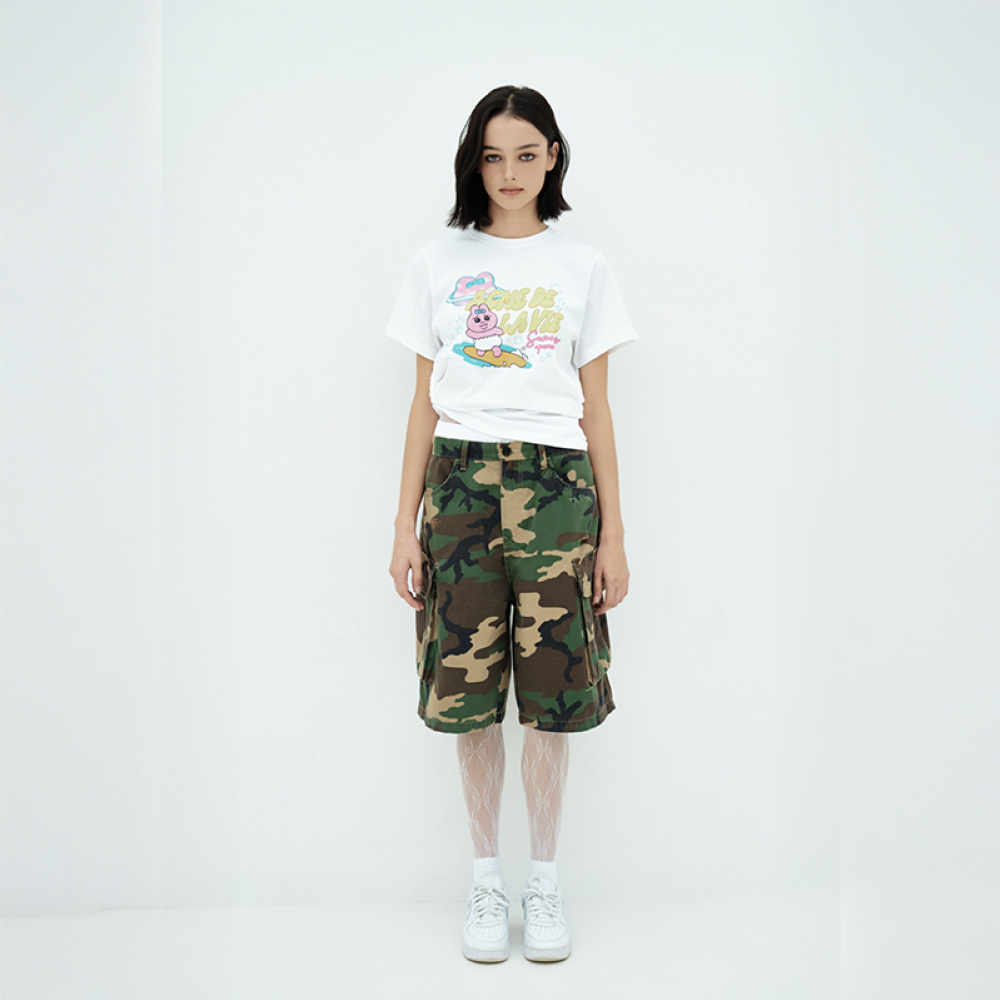 【ADLV】WOMAN SURFING STANDARD SHORT SLEEVE TSHIRT OPANCHU USAGI X ADLV WOMAN SURFING OPANCHU STANDARD SHORT
