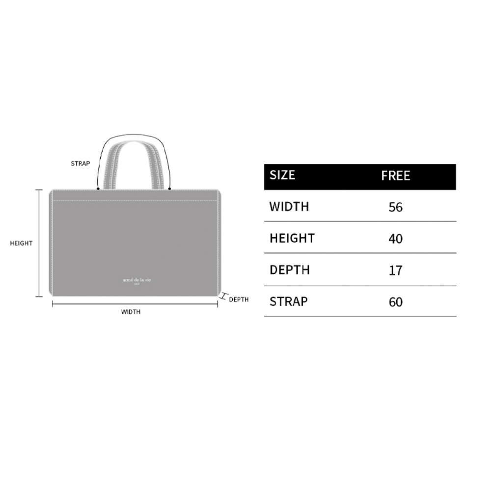 トートバッグ acme de la vie BASIC LOGO TARPAULIN SHOPPER BAG BASIC LOGO TARPAULIN SHOPPER BAG BLACK AU$119.00 | acmé de