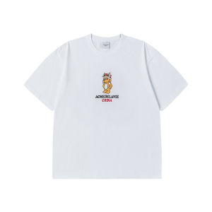 ADLV BEAR FOR CHINA SHORT SLEEVE T-SHIRT WHITE