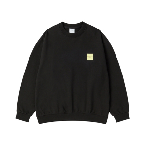 [acmé de la vie X HOSHI] BOX BASIC LOGO SWEATSHIRT BLACK