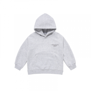 KIDS BASIC LOGO HOODIE MELANGE