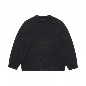 OVERSIZE SET UP KNIT BLACK