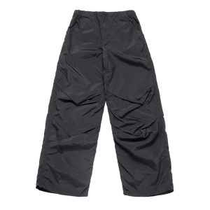 NYLON PARACHUTE WOMAN PANTS BLACK