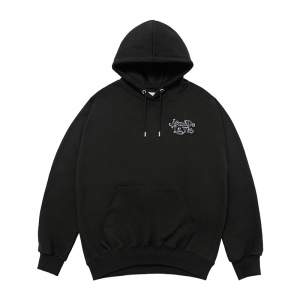 [acmé de la vie X HOSHI]  BLUR SKETCH BEAR HOODIE BLACK