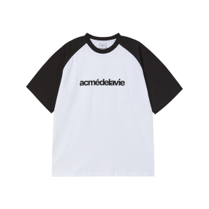 CONNECT LOGO RAGLAN SHORT SLEEVE T-SHIRT BLACK