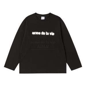 OVERLAY LOGO LONG SLEEVE BLACK