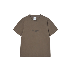 BASIC LOGO WOMAN SHORT SLEEVE T-SHIRT COCOA