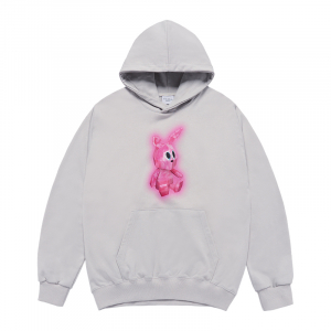 [acmé de la vie X HOSHI]  RETRO RABBIT HOODIE GREY