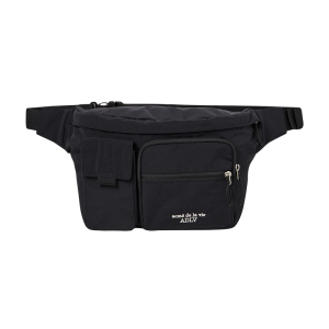 RIPSTOP TRAVEL WAIST BAG BLACK