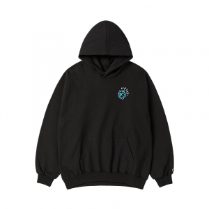 HOSHI X ADLV TIGER SKETCH HOODIE BLACK