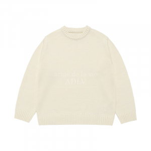 [acmé de la vie X HOSHI] OVERSIZE SET UP KNIT CREAM