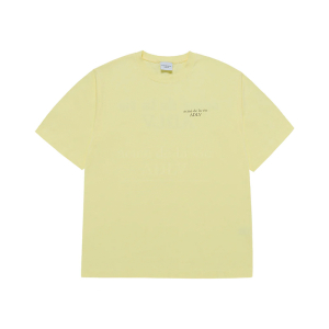 BASIC LOGO SEASON3 SHORT SLEEVE T-SHIRT LIGHT YELLOW