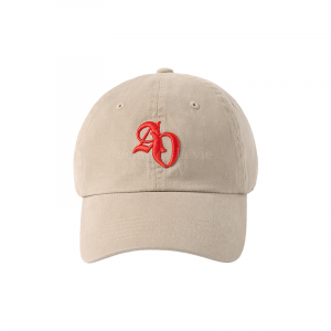 COLOR POINT SMALL SYMBOL BALL CAP BEIGE