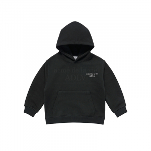 KIDS BASIC LOGO HOODIE BLACK