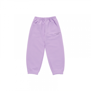 KIDS BASIC LOGO PANTS LIGHT PURPLE