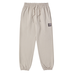 [acmé de la vie X HOSHI] BOX BASIC LOGO JOGGER PANTS ESSENTIAL BEIGE