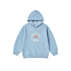 KIDS TEDDY BEAR (BEAR DOLL) HOODIE-SKYBLUE