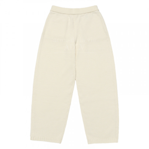 [acmé de la vie X HOSHI] OVERSIZE SET UP KNIT PANTS CREAM