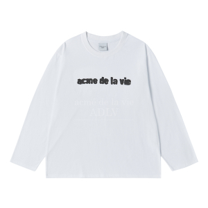 OVERLAY LOGO LONG SLEEVE WHITE