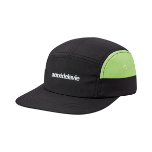 THREE TONE CAMP CAP BLACK