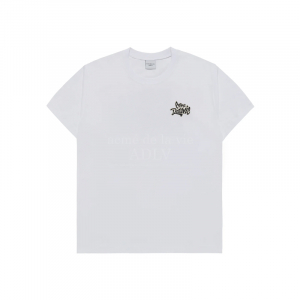 GRAFFITI FONT LOGO SHORT SLEEVE T-SHIRT (OVERSEAS EXCLUSIVE) WHITE