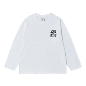 GRUNGE REVERSAL LOGO LONG SLEEVE WHITE