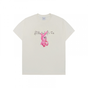 [acmé de la vie X HOSHI]  RETRO RABBIT SHORT SLEEVE T-SHIRT CREAM