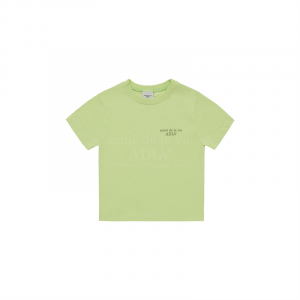 KIDS BASIC LOGO SHORT SLEEVE T-SHIRT LIGHT GREEN